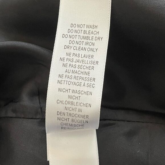 Adrianna Papell V-Neck Tie-Waist Black Gown Taffeta Jersey Dress Size 4 Prom - Picture 8 of 11